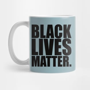 Black Lives Matter Typography Mug